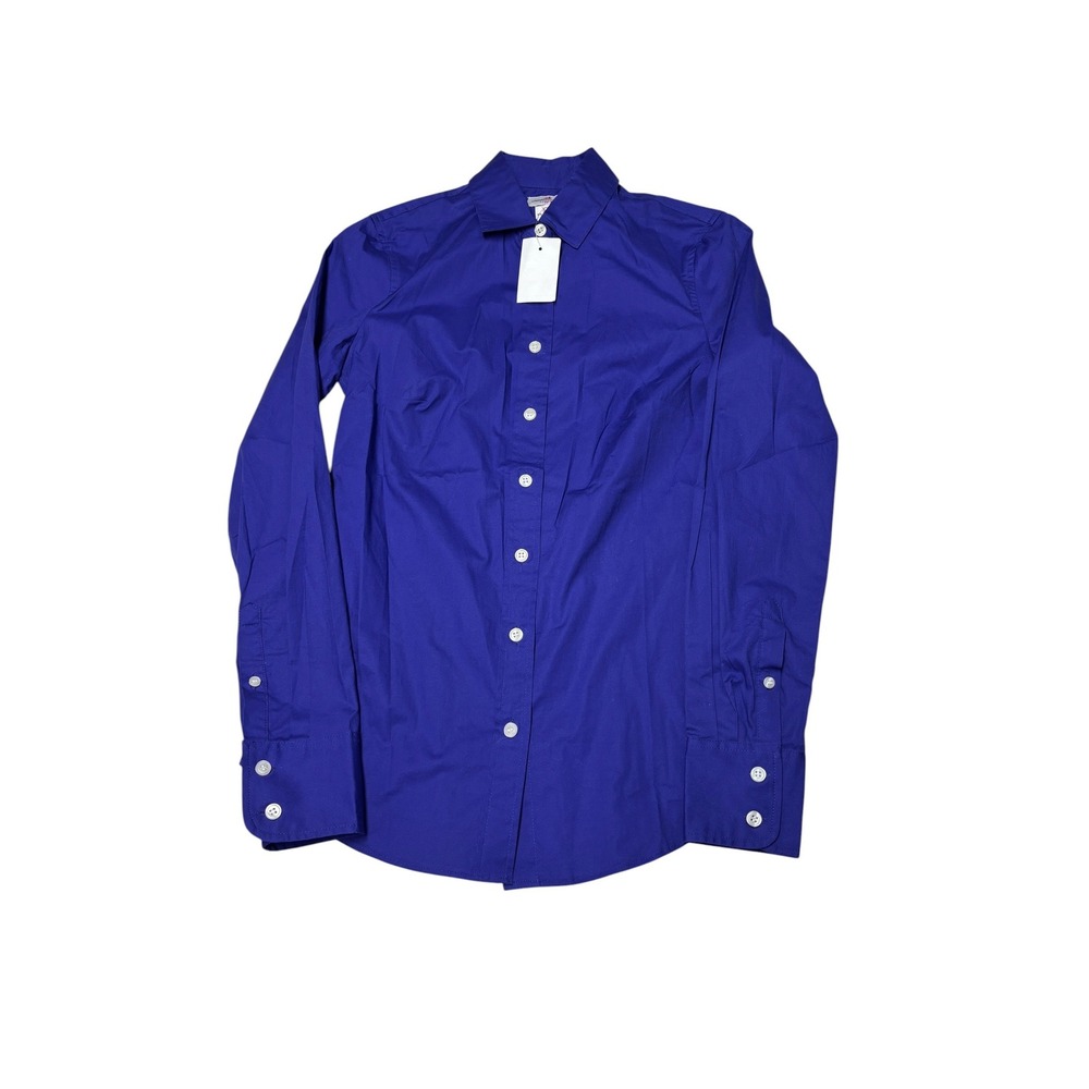 J. Crew Factory Women's Button-Down Shirt in Purple